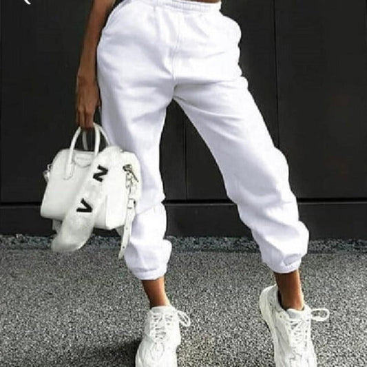 Wide Leg High Waist Joggers - Necessary Clothing Store