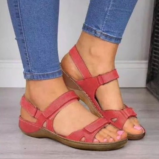 Soft Comfortable Flat  Open Toe Sandals - Necessary Clothing Store