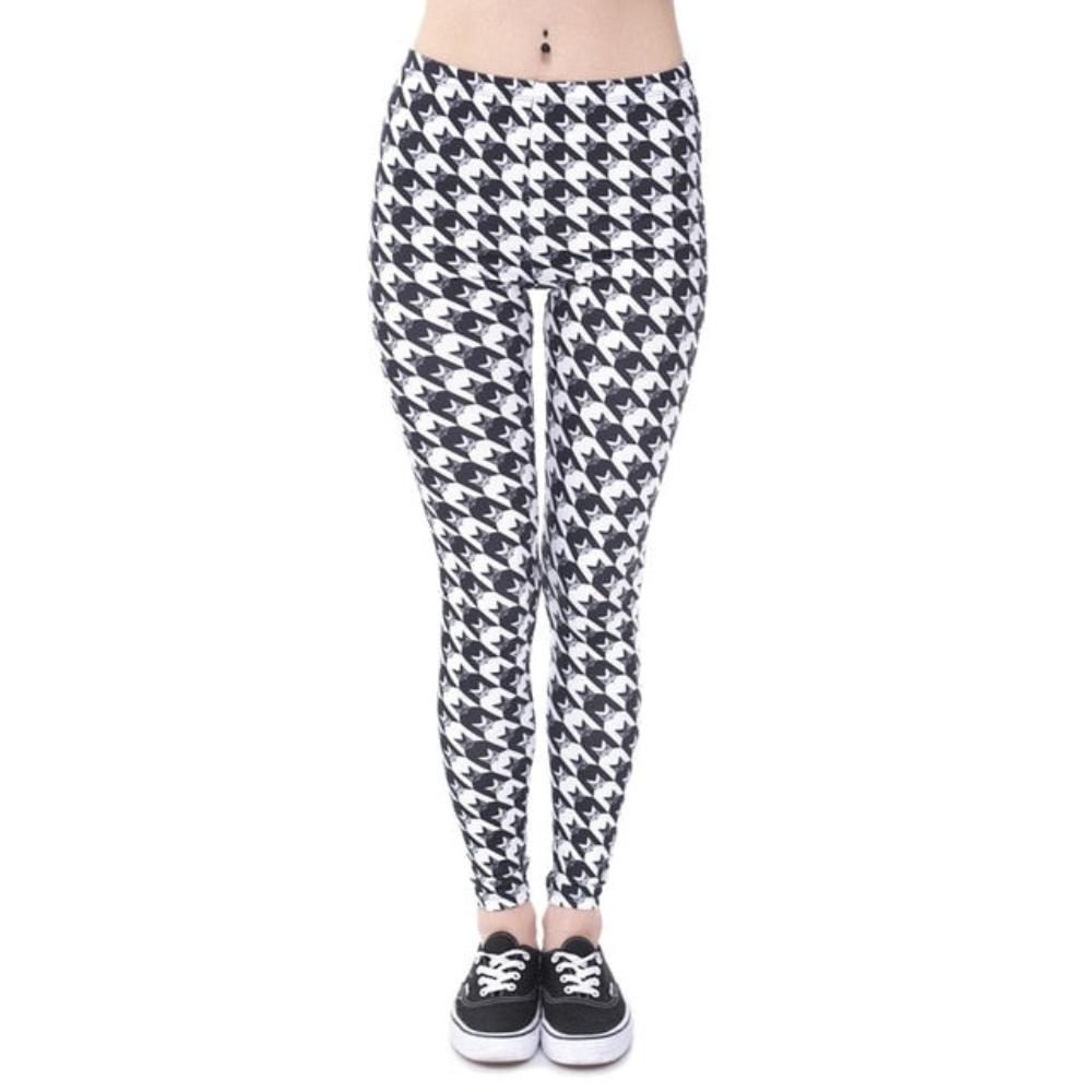 Printing Slim High Waist  Leggings - Necessary Clothing Store