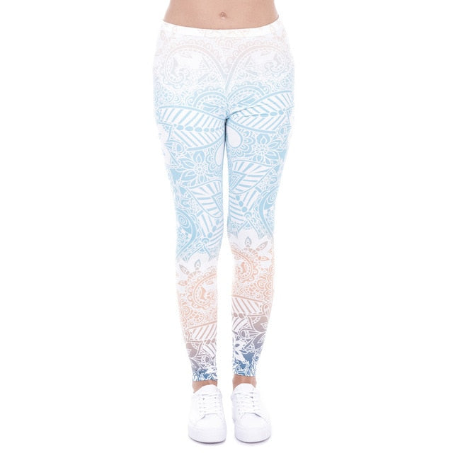 Printing Slim High Waist  Leggings - Necessary Clothing Store