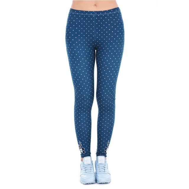 Printing Slim High Waist  Leggings - Necessary Clothing Store