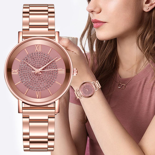 Luxury Diamond Magnetic Bracelet Watch - Necessary Clothing Store