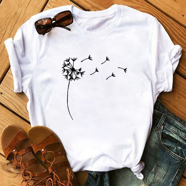 Cartoon T-shirt Short Sleeve - Necessary Clothing Store