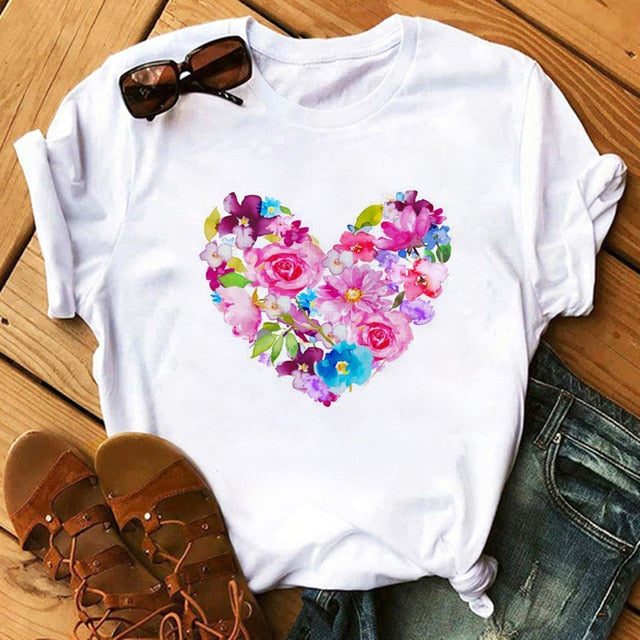 Cartoon T-shirt Short Sleeve - Necessary Clothing Store