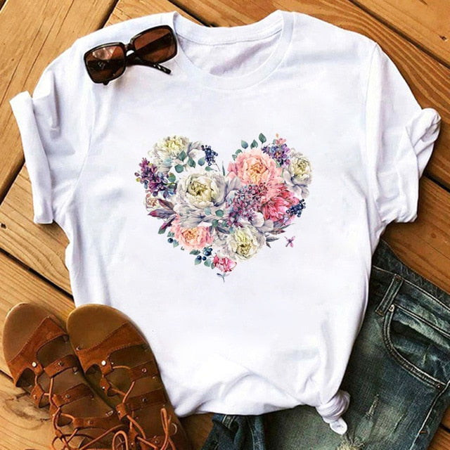 Cartoon T-shirt Short Sleeve - Necessary Clothing Store