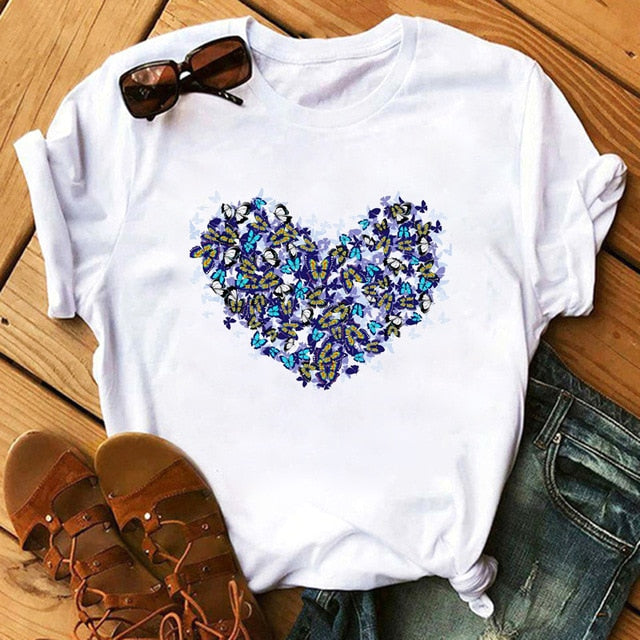 Cartoon T-shirt Short Sleeve - Necessary Clothing Store