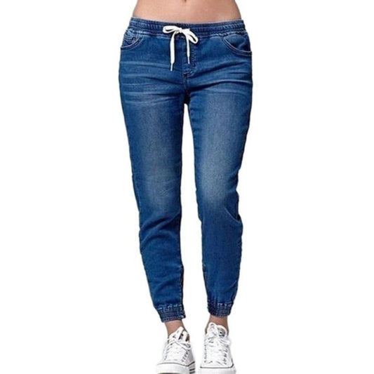 Pencil High Waist Full Length Loose Cowboy Jeans - Necessary Clothing Store