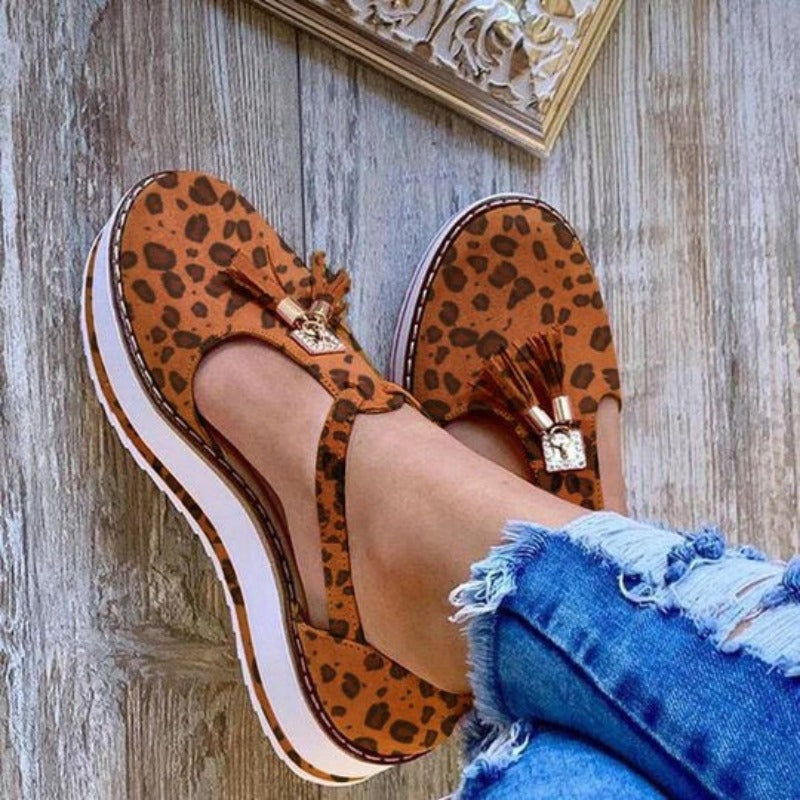 Flock Flat Platform Sandals - Necessary Clothing Store