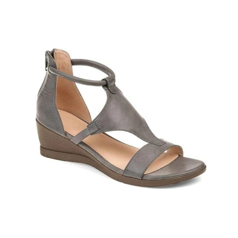 Vintage Gladiator Mid Heels Sandals - Necessary Clothing Store
