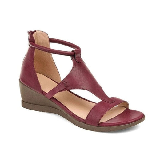 Vintage Gladiator Mid Heels Sandals - Necessary Clothing Store