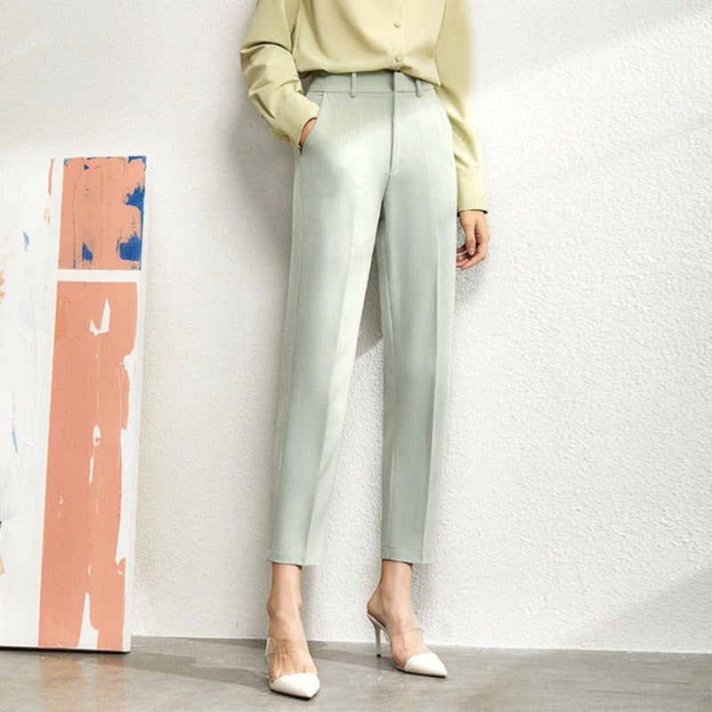 Lady Suit in All Day: Solid Blazer, Vest, High Waist Pants - Necessary Clothing Store