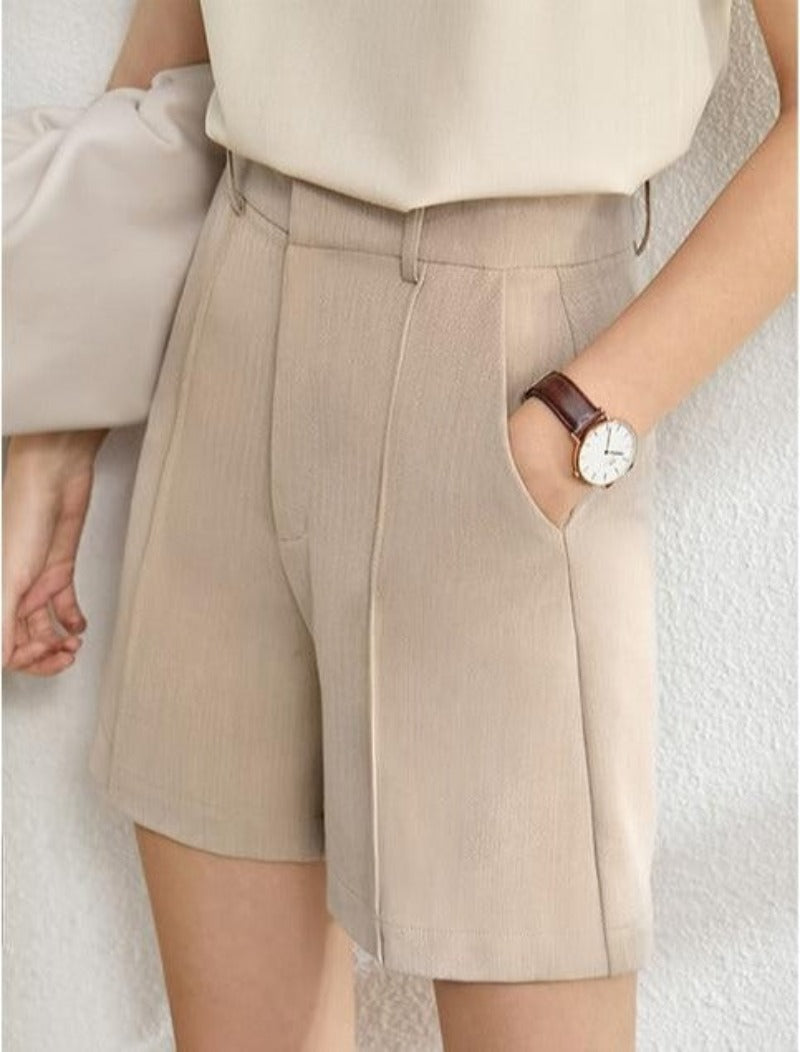 Lady Suit in All Day: Solid Blazer, Vest, High Waist Pants - Necessary Clothing Store