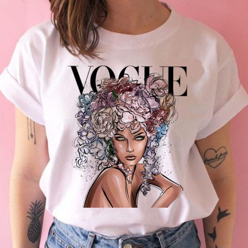 Print  Cartoon Funny Top - Necessary Clothing Store