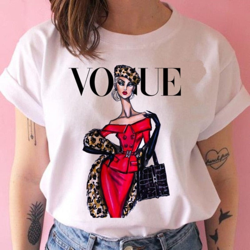 Print  Cartoon Funny Top - Necessary Clothing Store