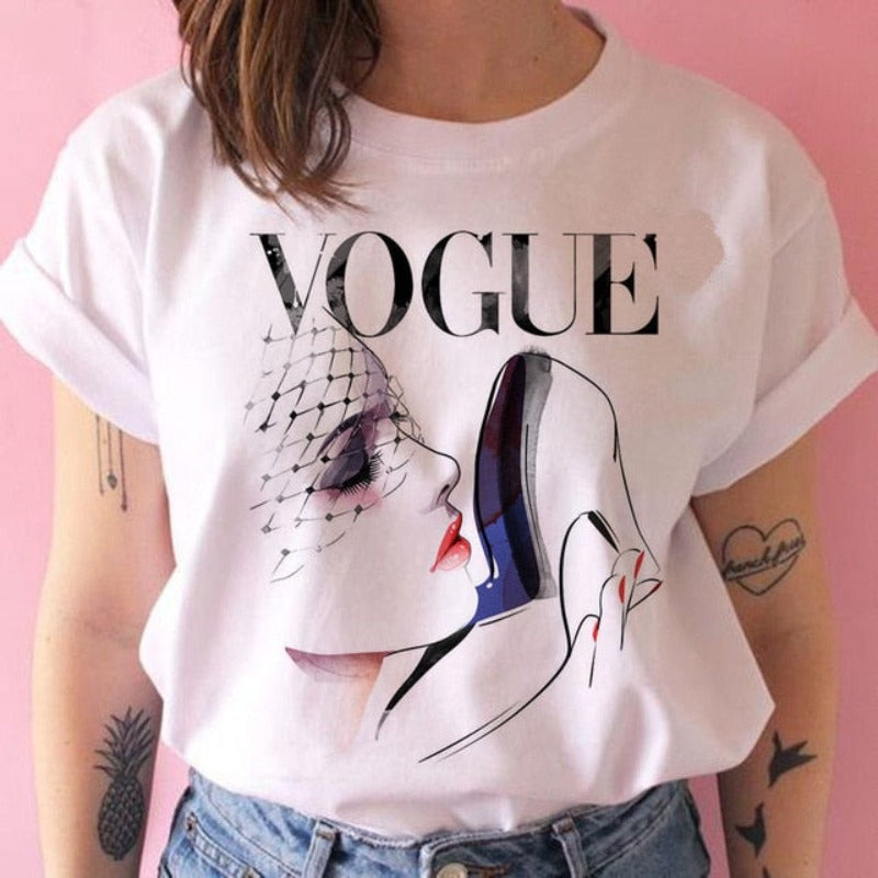 Print  Cartoon Funny Top - Necessary Clothing Store