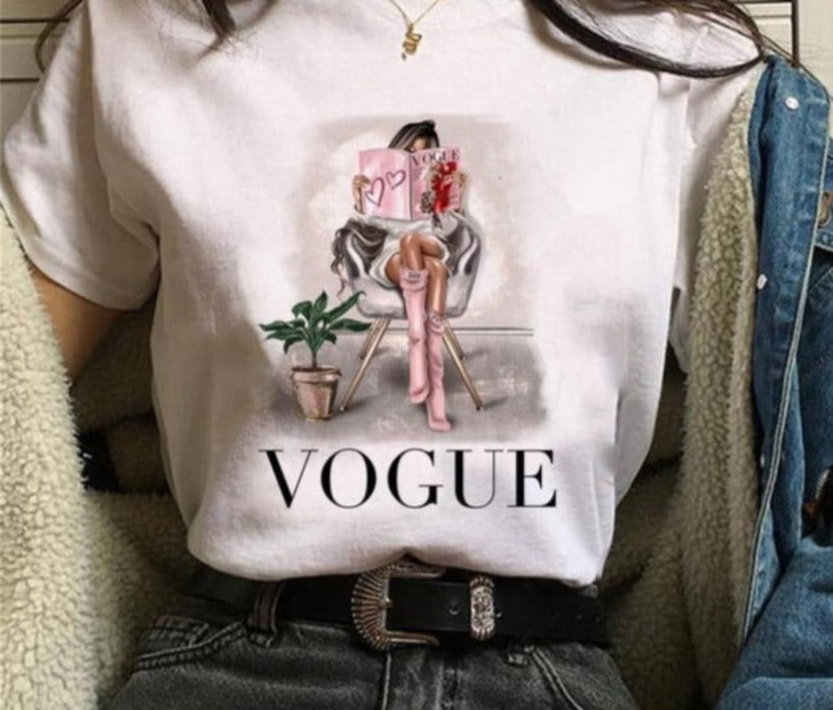 Print  Cartoon Funny Top - Necessary Clothing Store