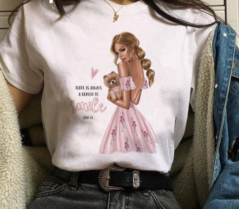 Print  Cartoon Funny Top - Necessary Clothing Store