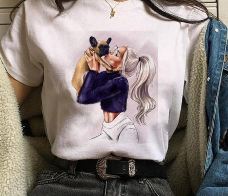 Print  Cartoon Funny Top - Necessary Clothing Store