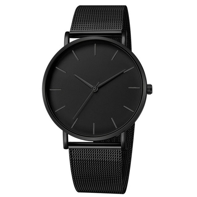 Mesh Belt Ultra-Thin Fashion Luxury Wrist Watch - Necessary Clothing Store