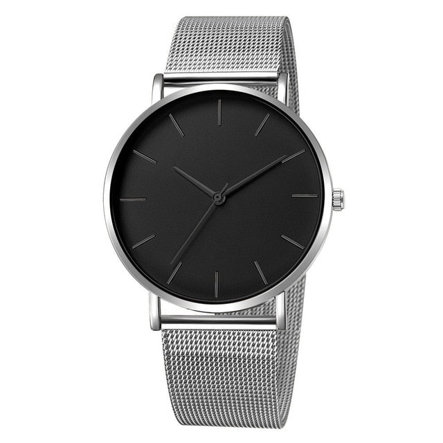 Mesh Belt Ultra-Thin Fashion Luxury Wrist Watch - Necessary Clothing Store