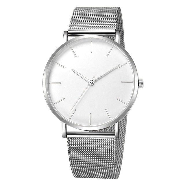 Mesh Belt Ultra-Thin Fashion Luxury Wrist Watch - Necessary Clothing Store
