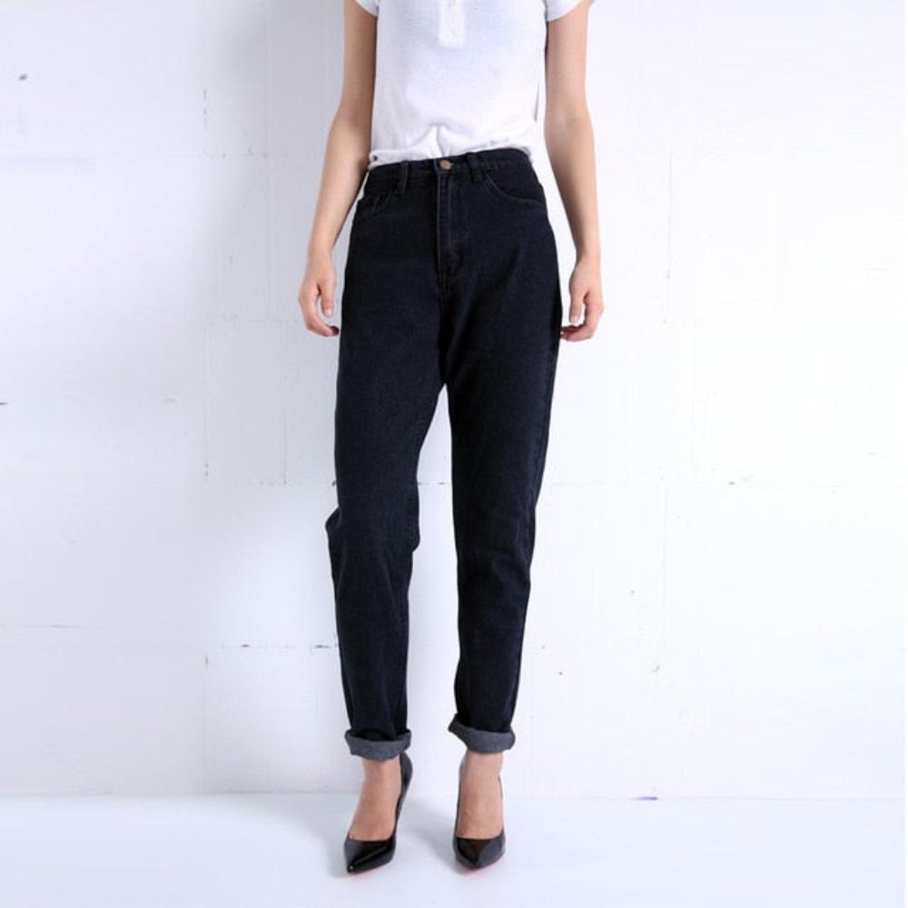 Harem Pants Vintage High Waist Boyfriends Denim Jeans Full Length - Necessary Clothing Store