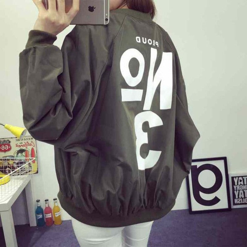 Clown Print Thin Chic Windbreaker Baseball Bomber - Necessary Clothing Store