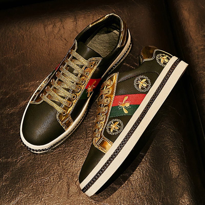 Stylish Brand Embroidered Skateboarding Sneakers - Necessary Clothing