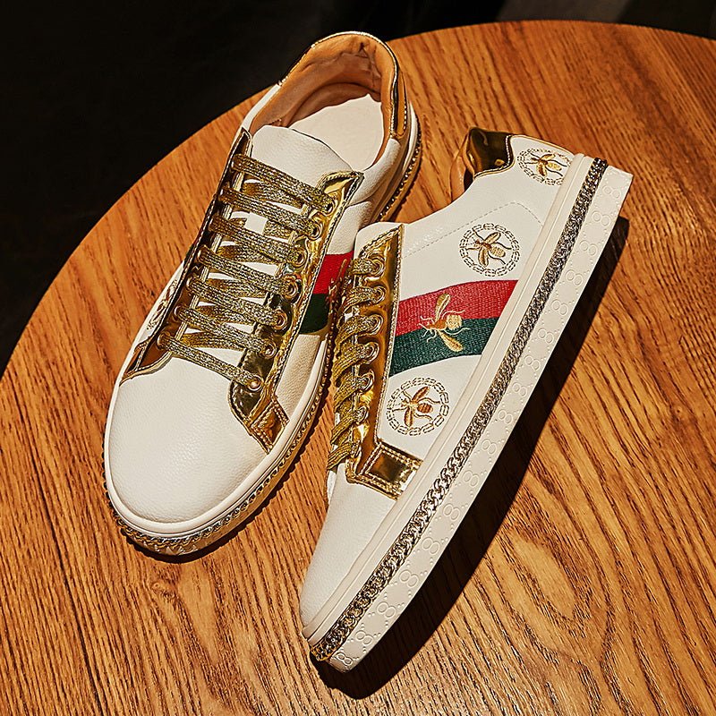 Stylish Brand Embroidered Skateboarding Sneakers - Necessary Clothing