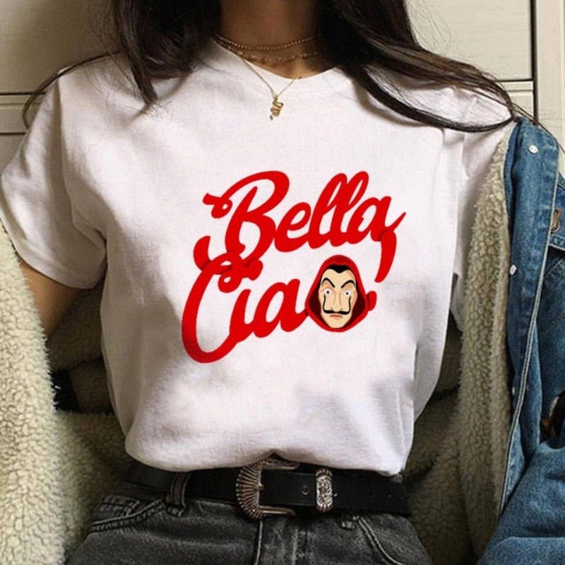 The House of Paper Funny Top T-shirt - Necessary Clothing