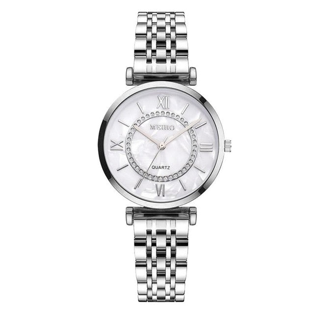 Top Brand Mesh Strap Quartz Wrist Watch - Necessary Clothing
