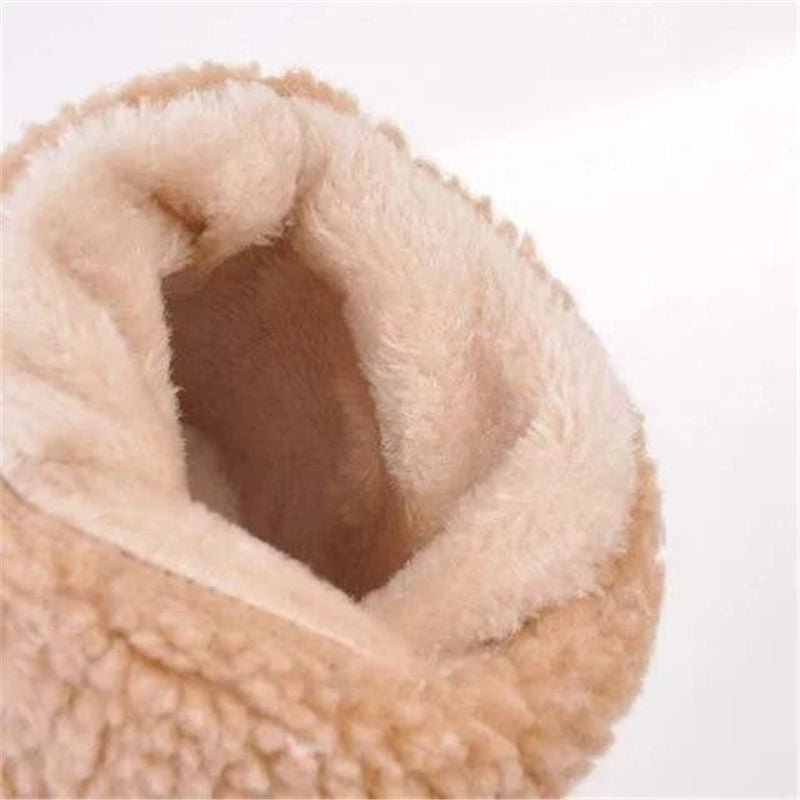 Women Fur Warm Wool Ankle Boot Comfortable Mid Boots - Necessary Clothing